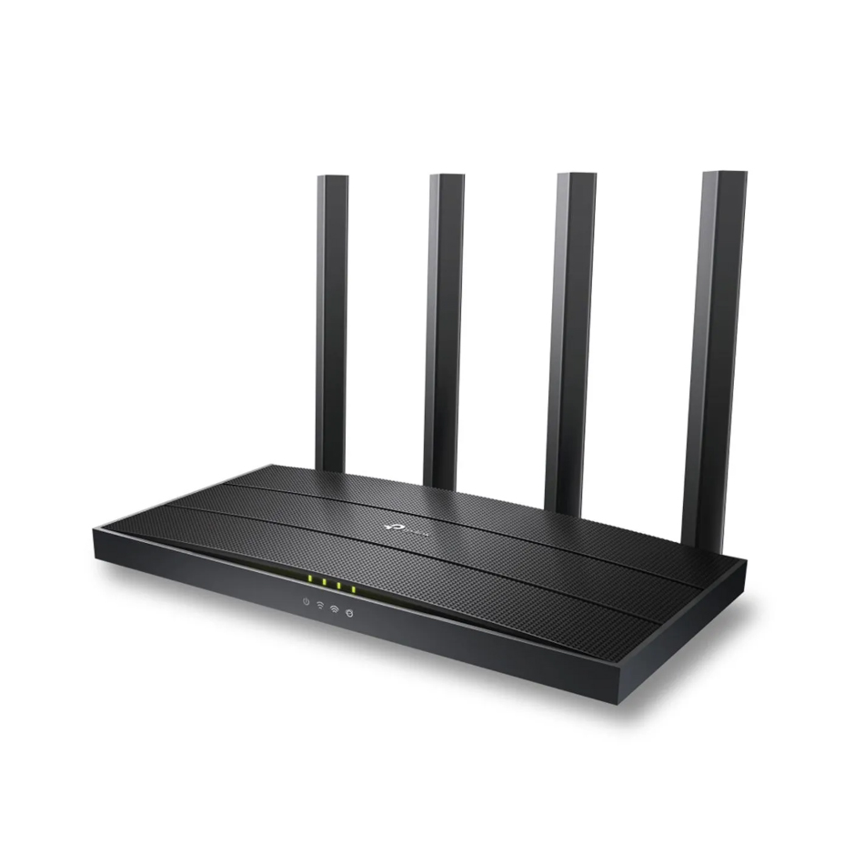 Router TP-Link AX1500 Wifi 6, inalámbrico, doble banda, 300 Mbps en 2.4Ghz y 1201 Mbps en 5Ghz, 4 antenas, 1Ghz Dual Core